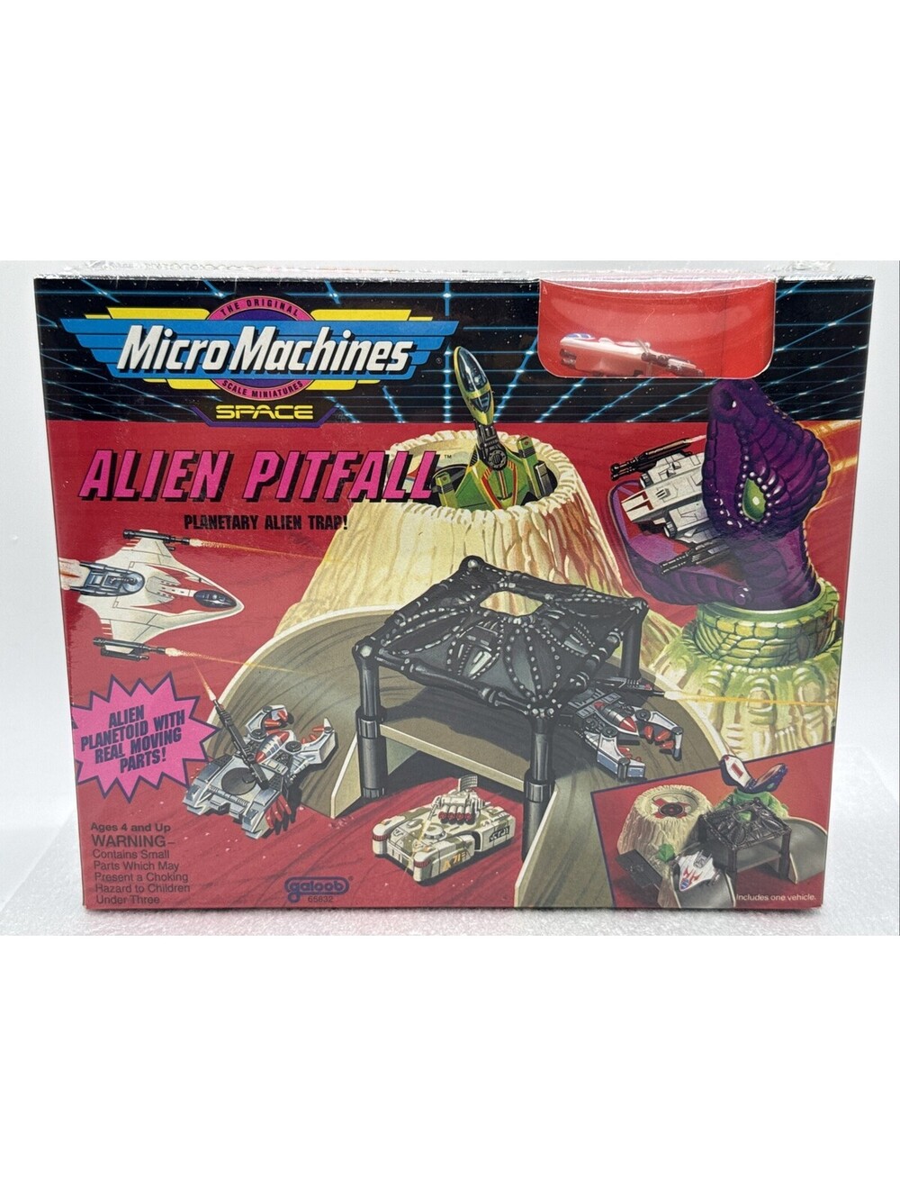 Micro Machines Space ALIEN PITFALL Planetary Alien Trap! Playset 1993 Galoob New